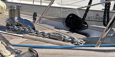 Anchor Connector with three links of chain