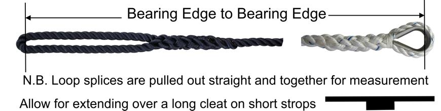 Mooring Warp Splicing Bearing Edge information