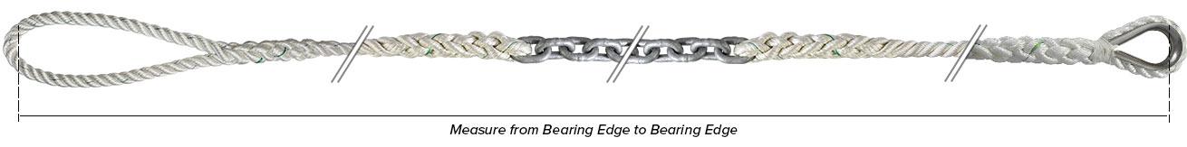 Mooring Strop with Centre Chain Section - custom build instructions