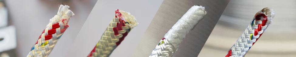 Examples of poor rope finishes