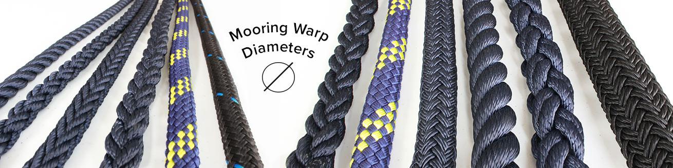 How to Select the Right Diameter Rope for your Mooring Warps