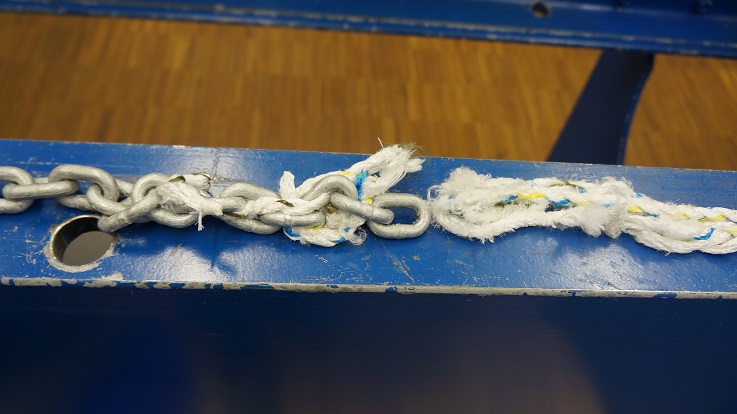 Sample 4 after the test