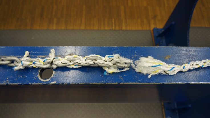 Sample 6 after the test