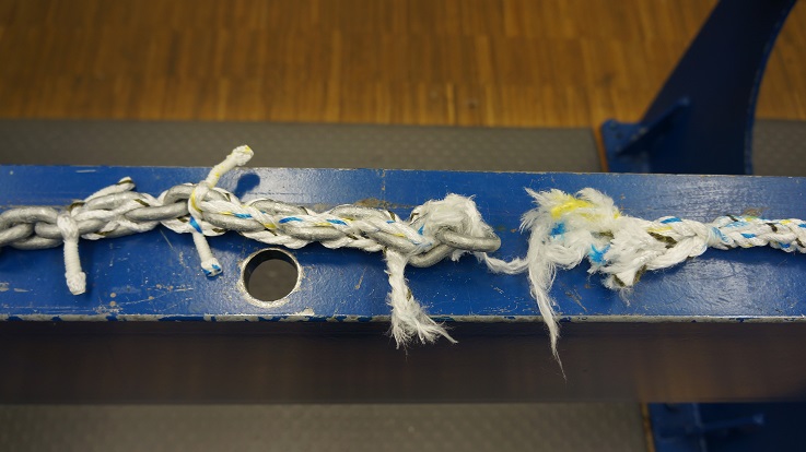 Sample 7 after the test